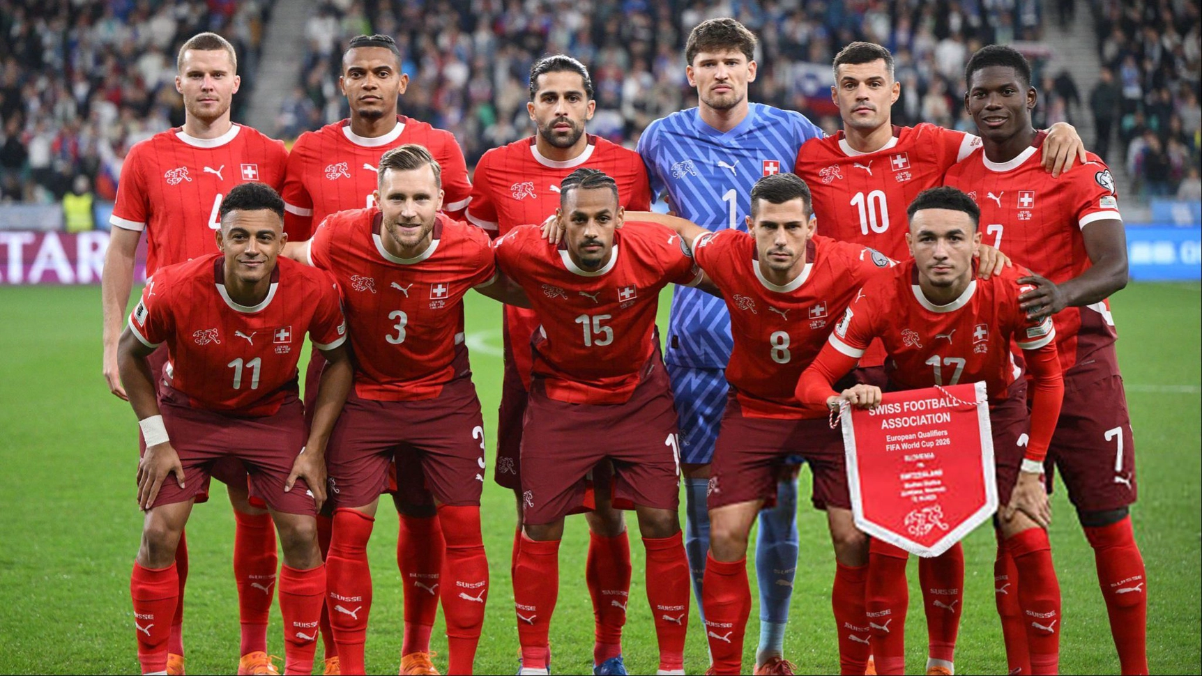 foto de equipo para Suiza