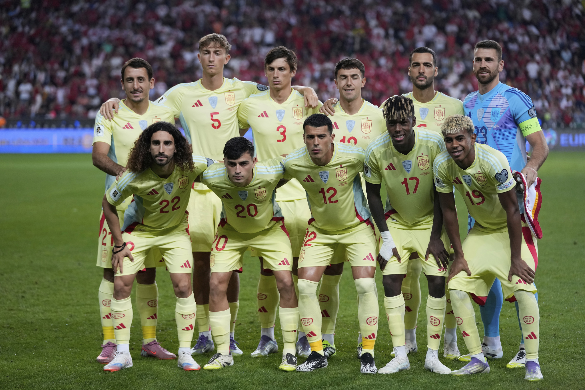 foto de equipo para España