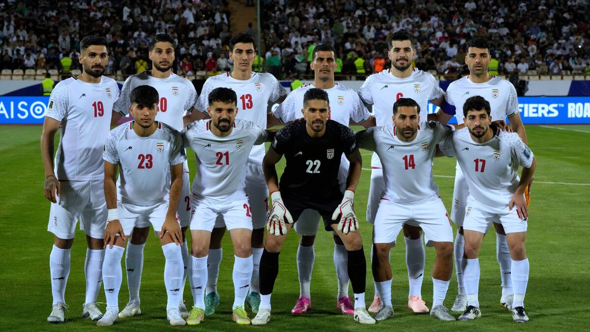 foto de equipo para RI de Irán