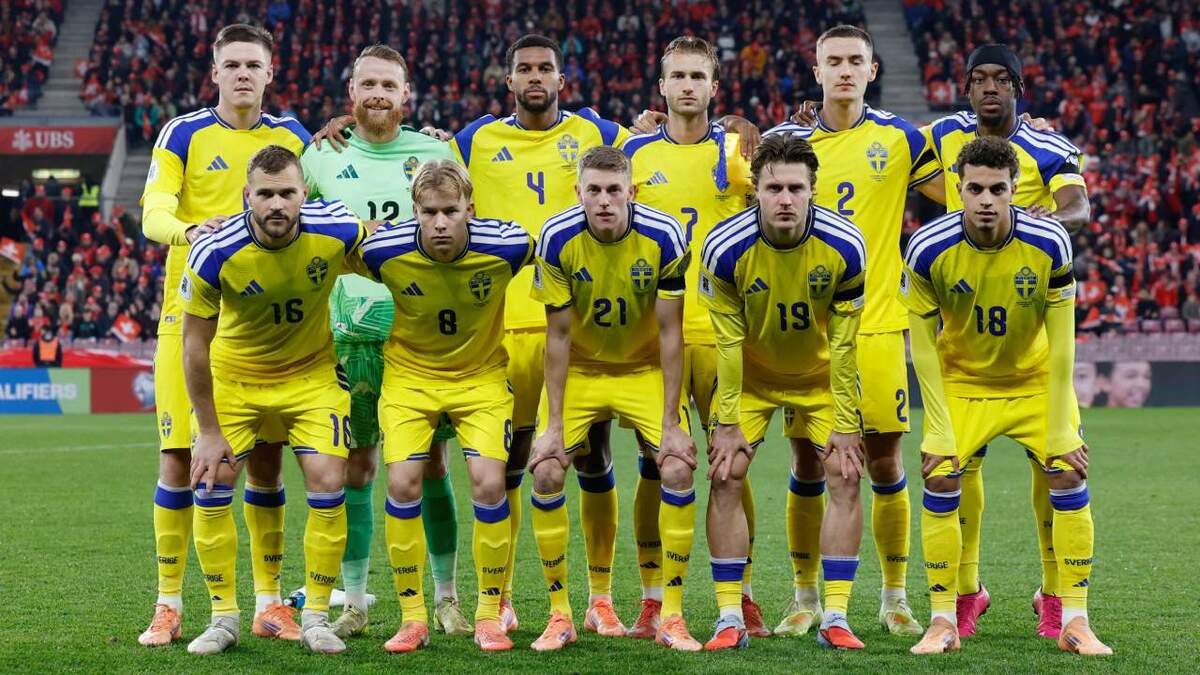 foto de equipo para Suecia