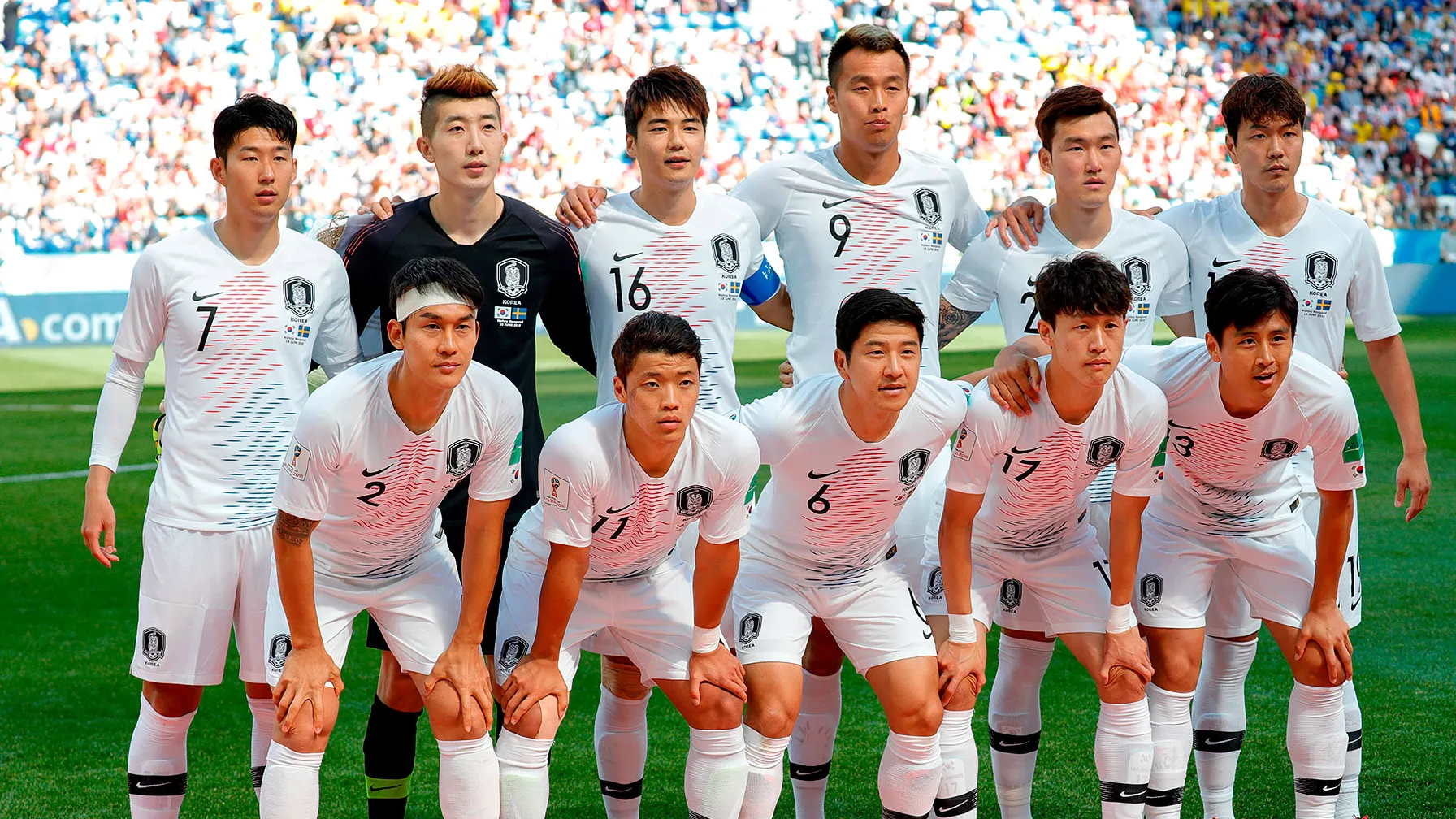 foto de equipo para República de Corea del Sur